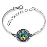 Браслет металлический Кошка BSI-0192