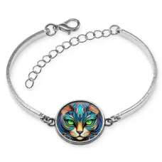 Браслет металлический Кошка BSI-0192