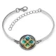 Браслет металлический Клевер удачи BSI-0209