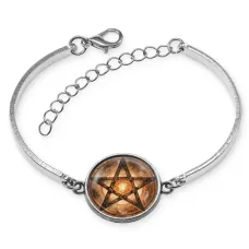 Браслет металлический Пятиконечная звезда BSI-0213