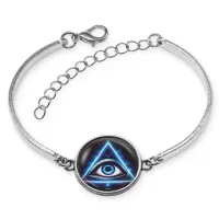 Браслет металлический Всевидящее око BSI-0214