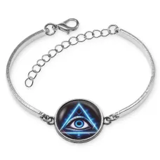 Браслет металлический Всевидящее око BSI-0214