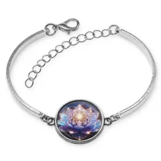 Браслет металлический Космический лотос BSI-0215