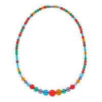 Стеклянные бусы, 48см BUS068