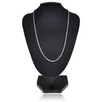 Цепочка, 42см, цвет серебряный CN009-03