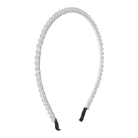 Ободок для волос с искусственным жемчугом, 6мм HZ058-01