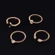 Набор из 4 колец, цвет золотой KLN060