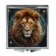 Складное зеркало квадратное Астрологический лев ZER2-0905