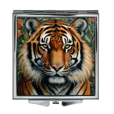 Складное зеркало квадратное Тигр ZER2-0911