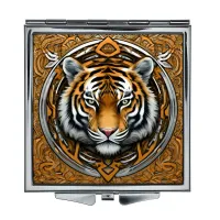 Складное зеркало квадратное Золотой тигр ZER2-0912
