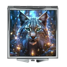 Складное зеркало квадратное Рысь ZER2-0921