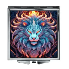 Складное зеркало квадратное Лев ZER2-0936