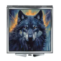 Складное зеркало квадратное Волк ZER2-0944