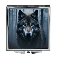 Складное зеркало квадратное Волк ZER2-0963