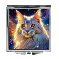 Складное зеркало квадратное Космический мейн-кун ZER2-1081