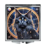 Складное зеркало квадратное Астрологический мейн-кун ZER2-1103