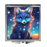 Складное зеркало квадратное Юная лиса ZER2-1119