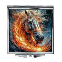 Складное зеркало квадратное Конь огонь ZER2-1145