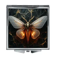 Складное зеркало квадратное Мотылек ZER2-1174