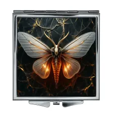 Складное зеркало квадратное Мотылек ZER2-1174