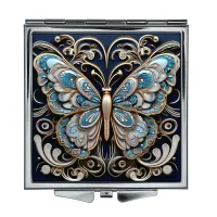 Складное зеркало квадратное Бабочка ZER2-1177