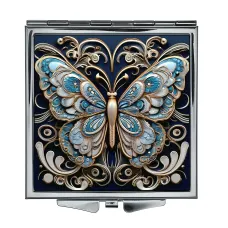 Складное зеркало квадратное Бабочка ZER2-1177