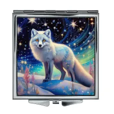 Складное зеркало квадратное Песец ZER2-1225