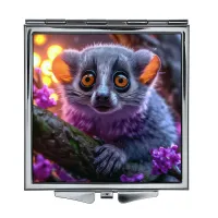 Складное зеркало квадратное Древесный примат ZER2-1229