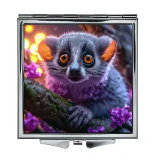 Складное зеркало квадратное Древесный примат ZER2-1229