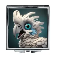 Складное зеркало квадратное Попугай ZER2-1273