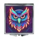 Складное зеркало квадратное Сова неон ZER2-1275