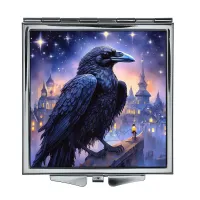 Складное зеркало квадратное Ворон ZER2-1282