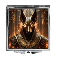 Складное зеркало квадратное Бог Анубис ZER2-1307