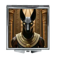 Складное зеркало квадратное Бог Анубис ZER2-1311