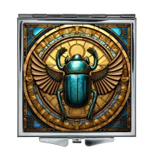 Складное зеркало квадратное Жук Скарабей ZER2-1320