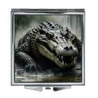 Складное зеркало квадратное Крокодил ZER2-1324