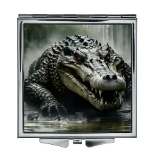 Складное зеркало квадратное Крокодил ZER2-1324