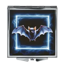 Складное зеркало квадратное Летучая мышь неон ZER2-1374