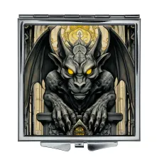 Складное зеркало квадратное Горгулья ZER2-1388