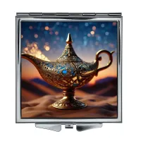 Складное зеркало квадратное Лампа Аладдина ZER2-1409