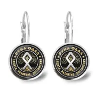 Серьги Руна Одал SEAP-0347