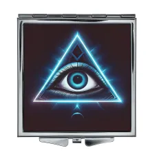 Складное зеркало квадратное Всевидящее око ZER2-1429