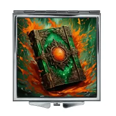 Складное зеркало квадратное Магическая книга заклинаний ZER2-1430