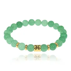 Браслет Знаки Зодиака - Рыбы с натуральным Нефритом 8мм