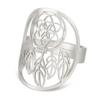 Безразмерное кольцо Ловец снов, 25мм KL535