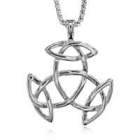 Амулет Трикветр на цепочке, 4х3,5см AC232