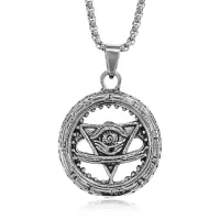Амулет Всевидящее око на цепочке, d.3см AC234