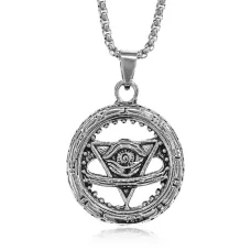 Амулет Всевидящее око на цепочке, d.3см AC234