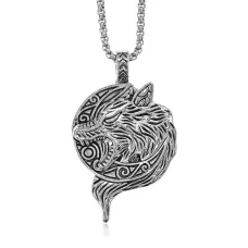 Амулет Волк на цепочке, 4х3см AC242