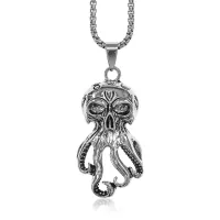 Амулет Кракен на цепочке, 4х2,5см AC244